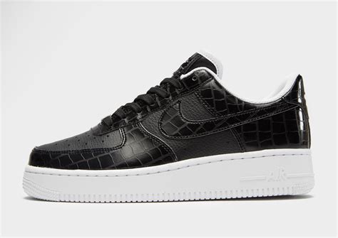 nike air force dames zwart rubber zool|zwarte nike air force 1.